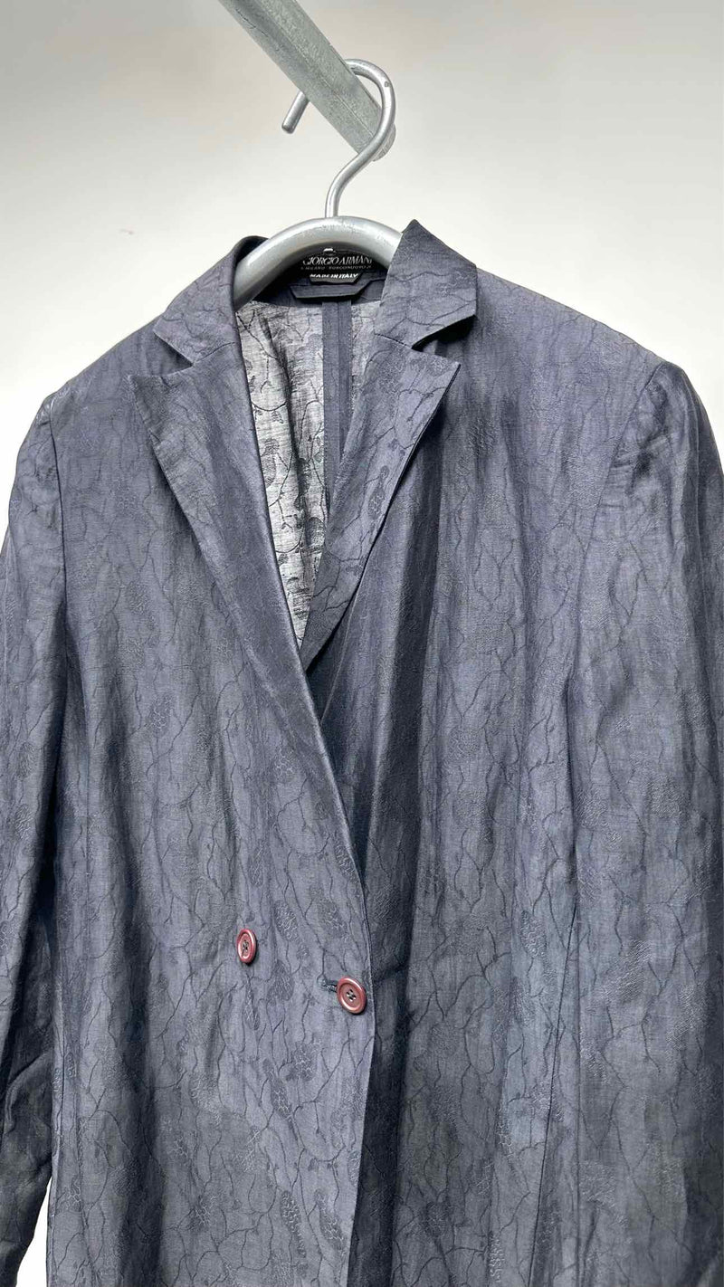 Giorgio Armani Double-Breast Jacquard Jacket
