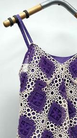 Comme Des Garçons Comme Des Garçons N/S Crochet-layered Dress