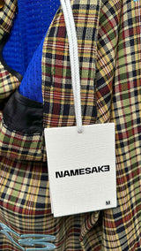 NAMESAKE Plaid Layered Shorts