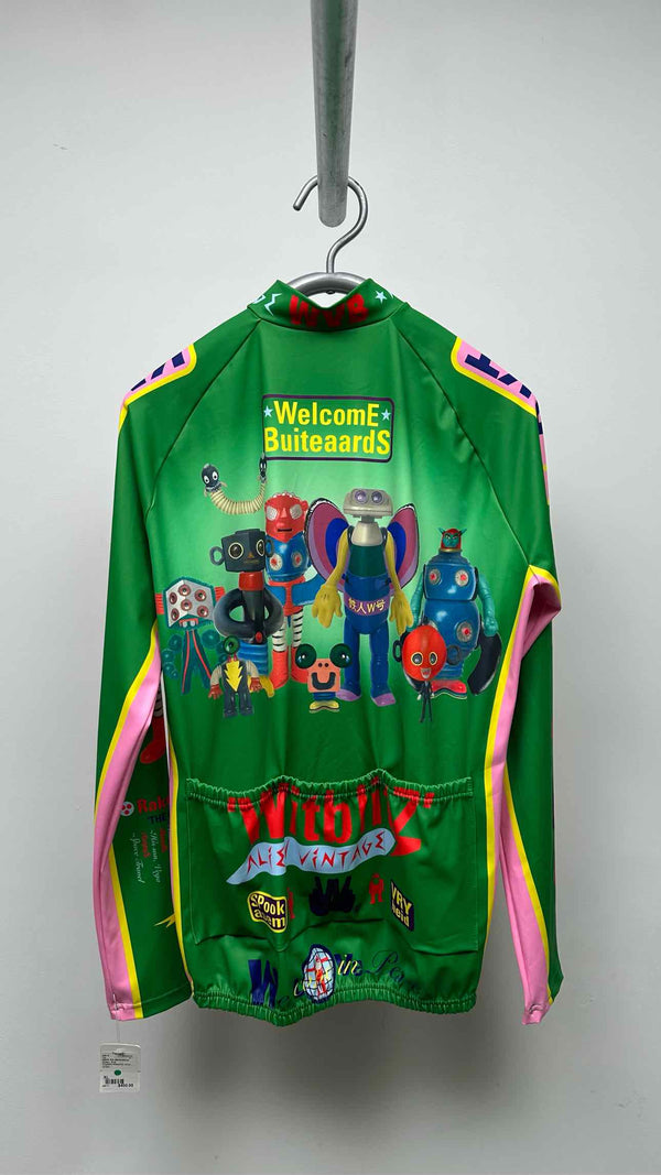 Walter Van Beirendonck L/S Robot Print Cycling Top