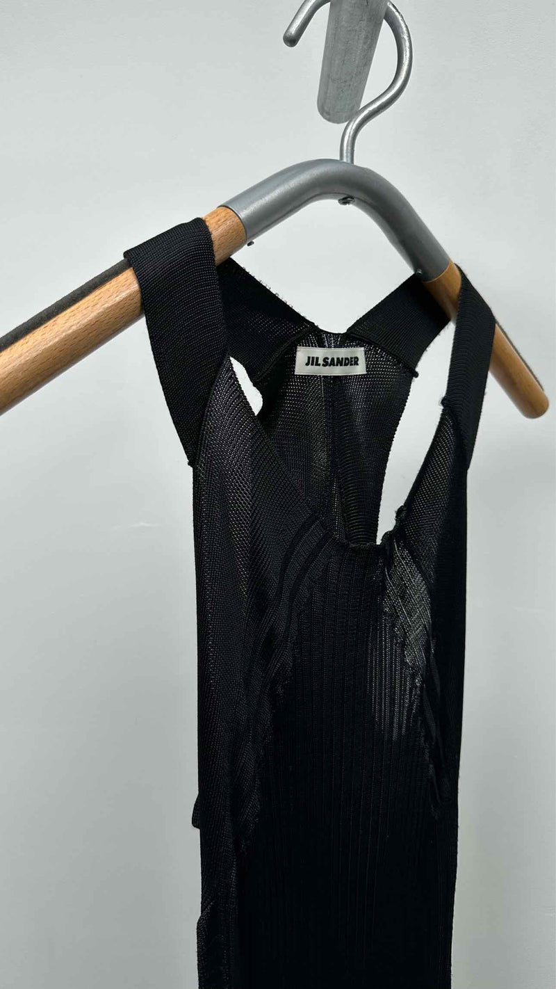 Jil Sander N/S Rib-knit Slit Dress