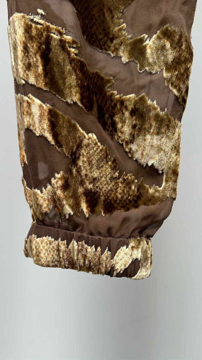 R13 Velvet-Mesh Pants