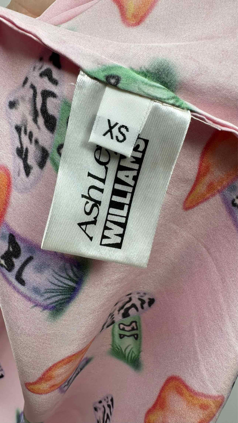 Ashley Williams Mushroom Printed Skirt