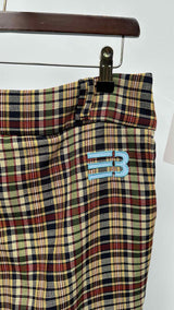 NAMESAKE Plaid Layered Shorts
