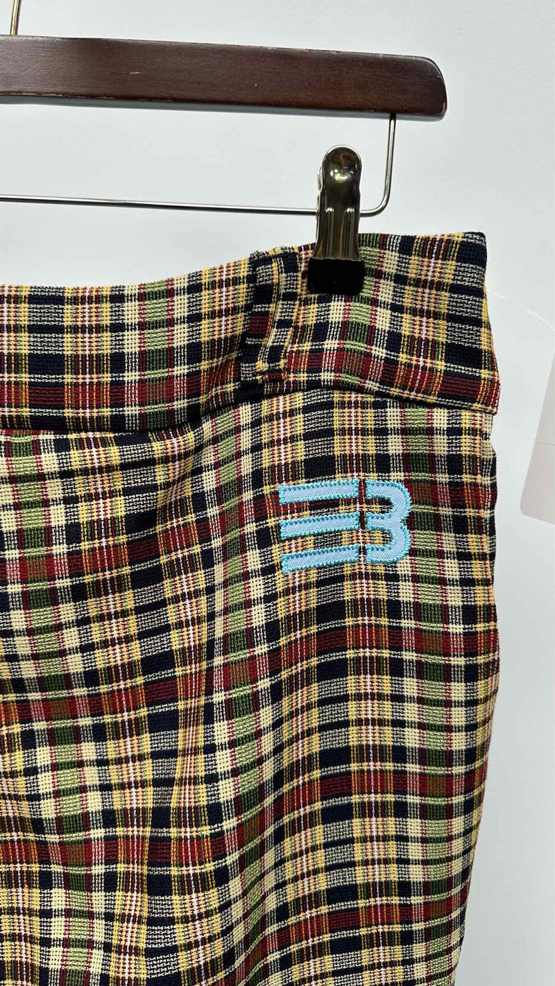 NAMESAKE Plaid Layered Shorts