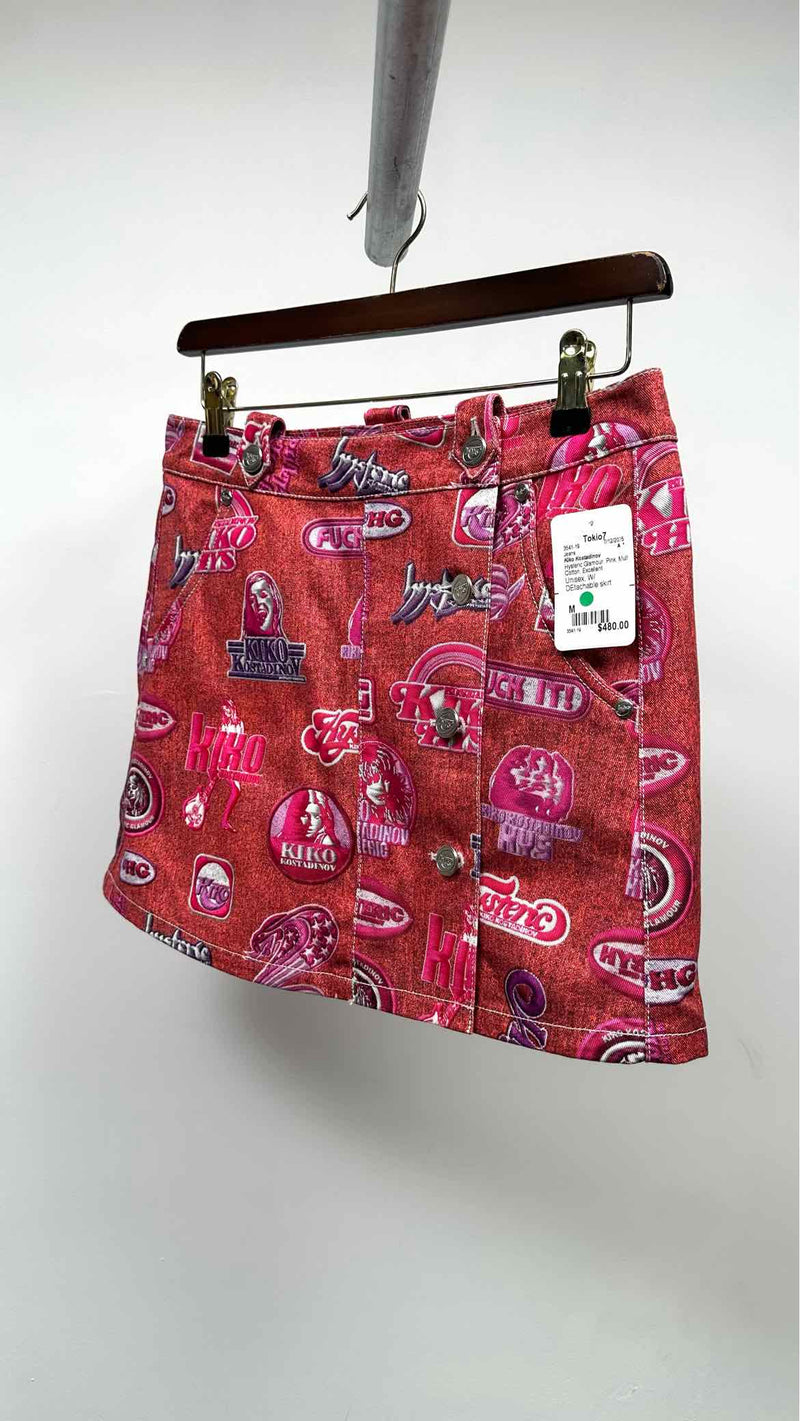 Kiko Kostadinov X Hysteric Glamour Multi-Logo Skirt Jeans