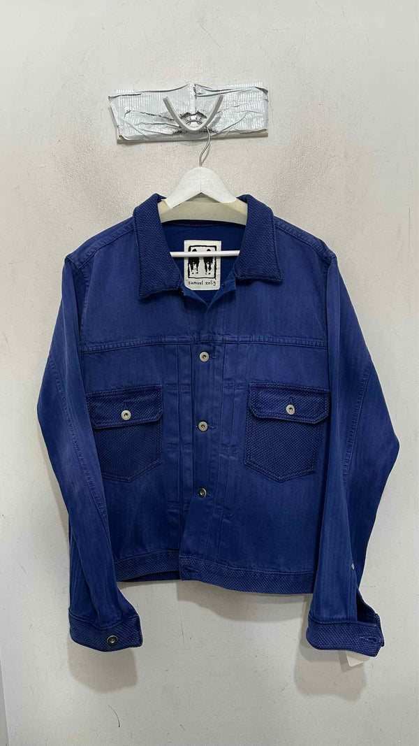 Samuel Zelig Type 2 Herringbone Denim Jacket