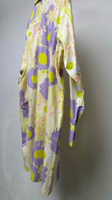 Sportmax Belted Floral Oversized Shirt Dress