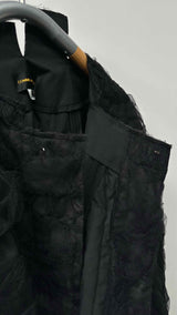 Comme Des Garcons Mesh Covered Padded Wide Jacket