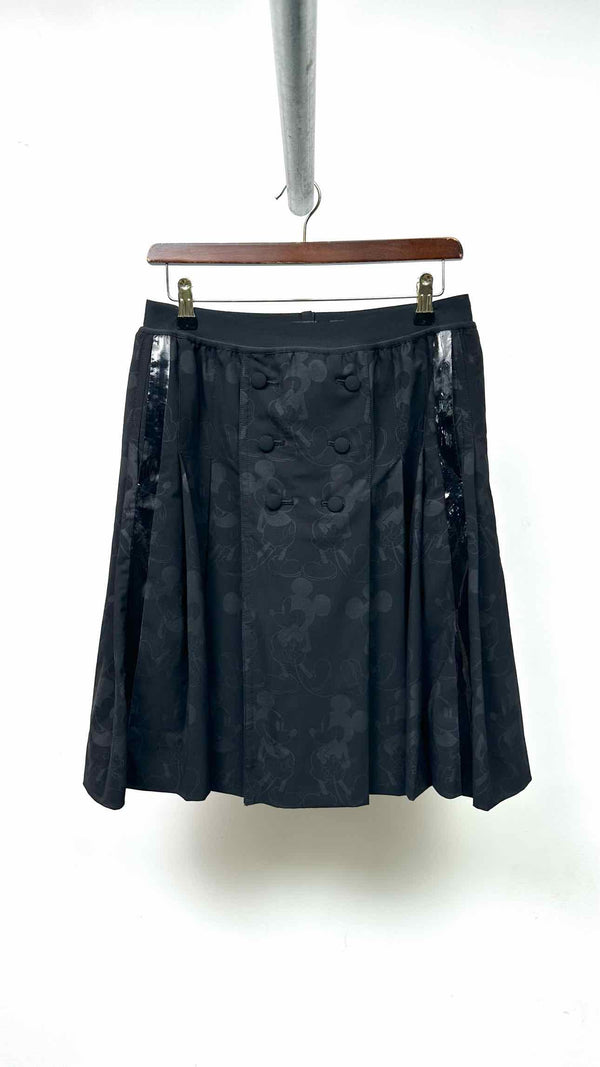 Takahiromiyashita The Soloist X Disney Mickey Mouse Side-Taped Pleated Skirt