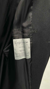 Yohji Yamamoto Pour Homme Tasmania Flannel Single Long Coat