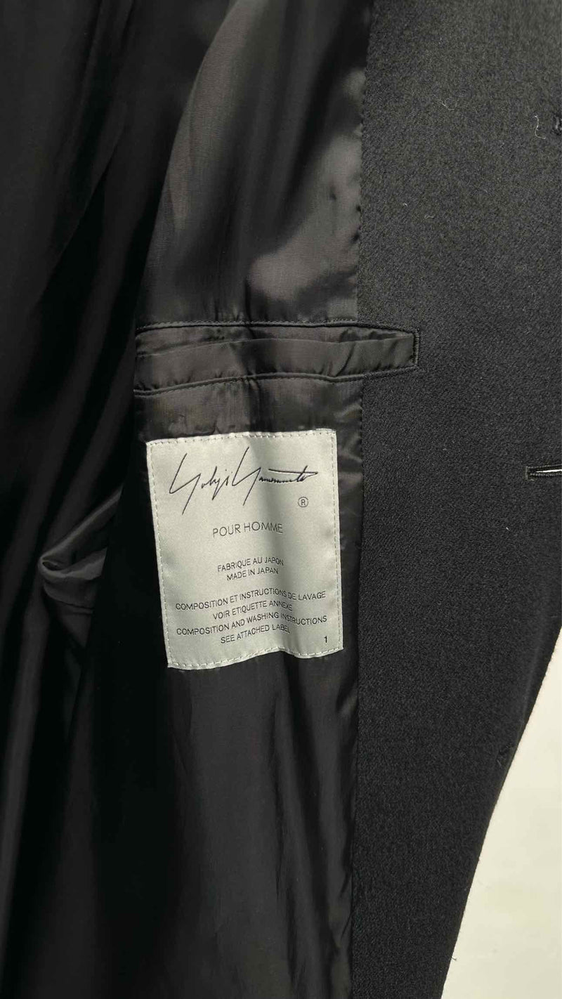 Yohji Yamamoto Pour Homme Tasmania Flannel Single Long Coat