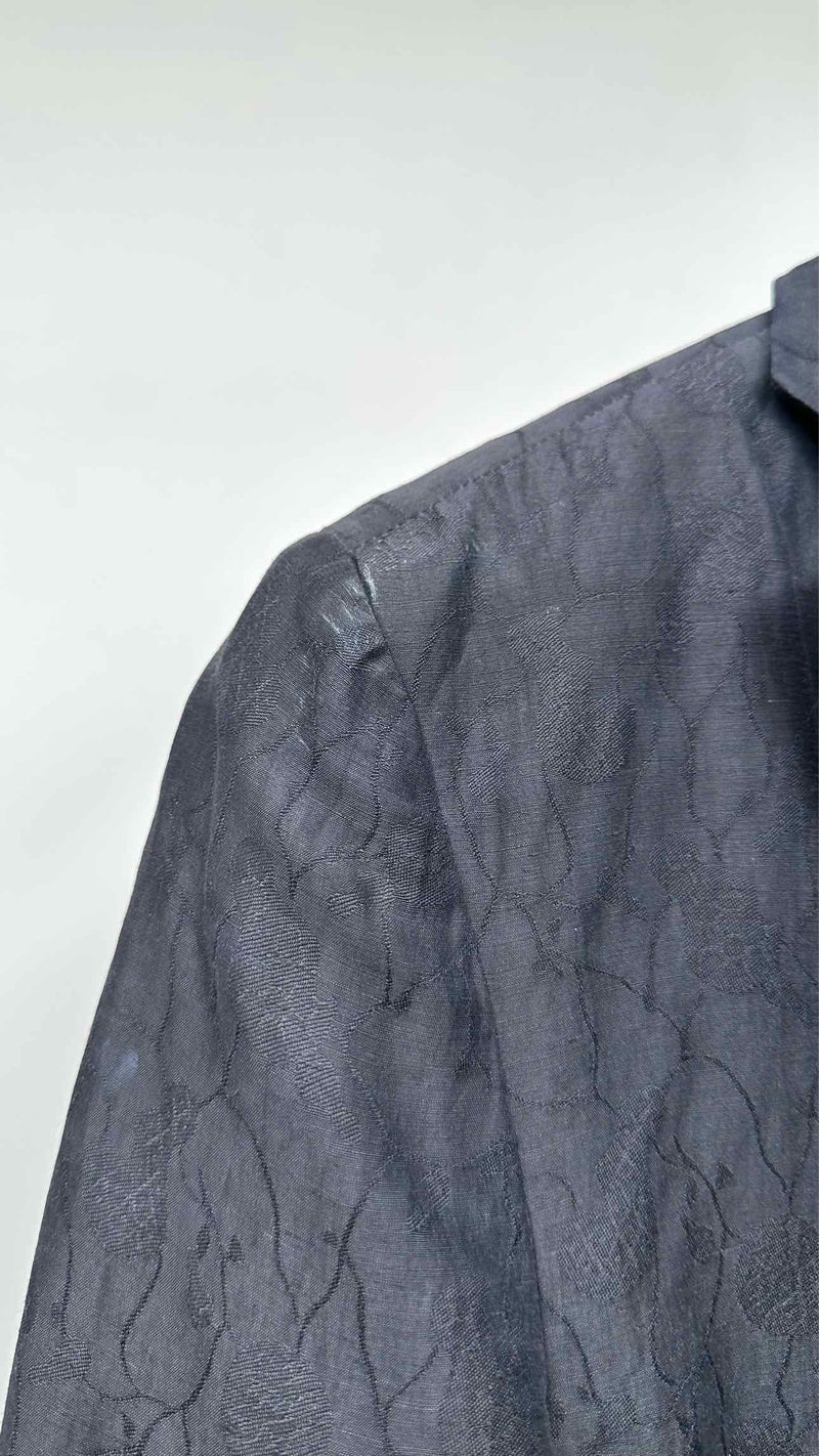 Giorgio Armani Double-Breast Jacquard Jacket
