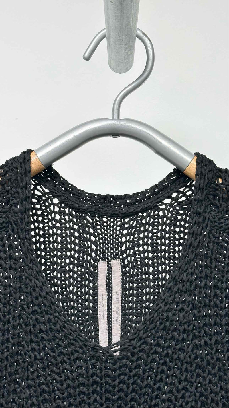 Rick Owens Oversized Loose-Knit Sweater