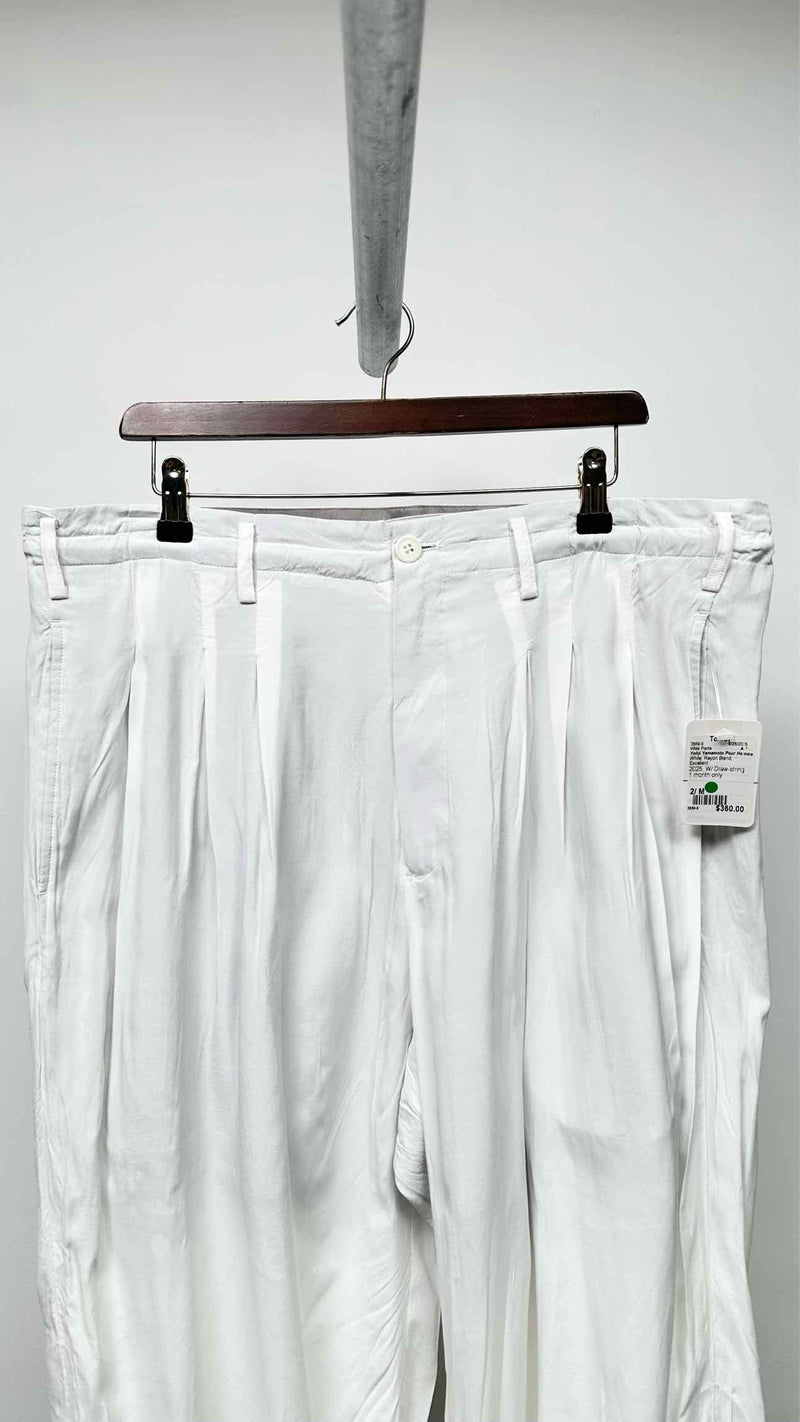 Yohji Yamamoto Pour Homme Cropped Wide Easy Pants