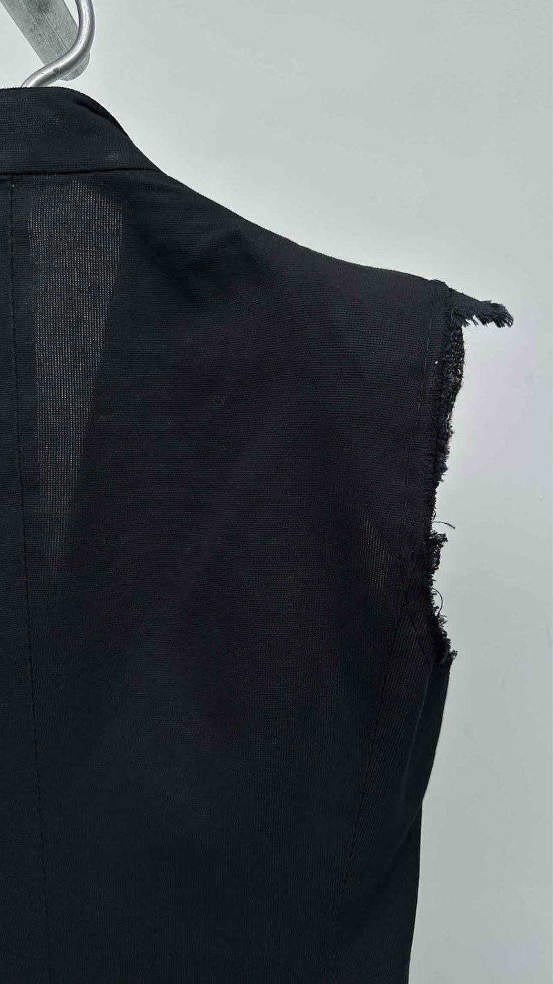 Carol Christian Poell Stirred Unsleeved Coat