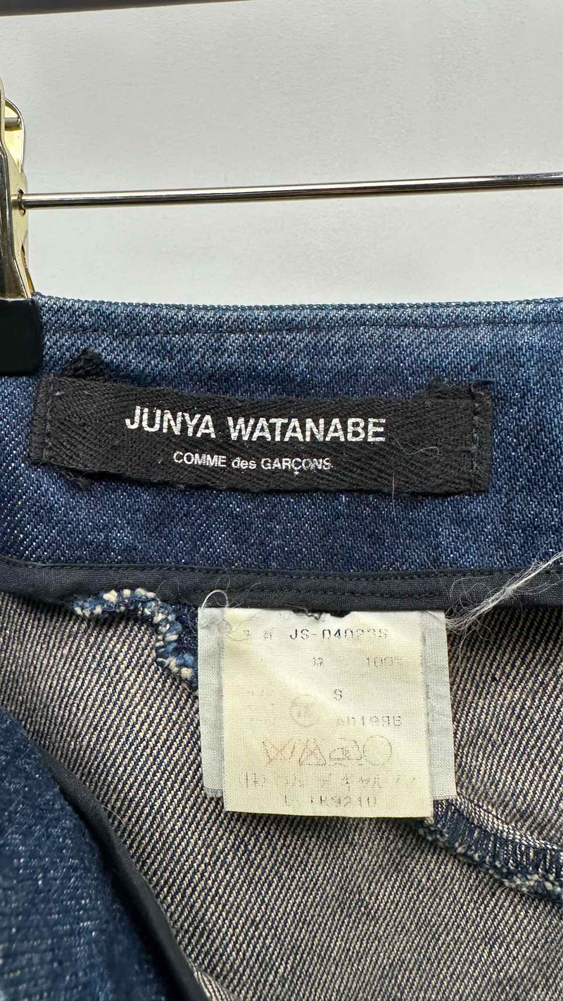 Junya Watanabe Twist-Seam Denim Skirt
