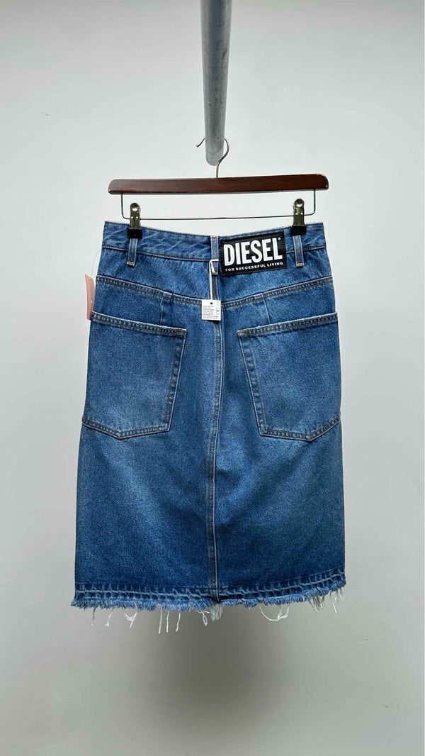 Diesel Reconstructed Denim Skirt