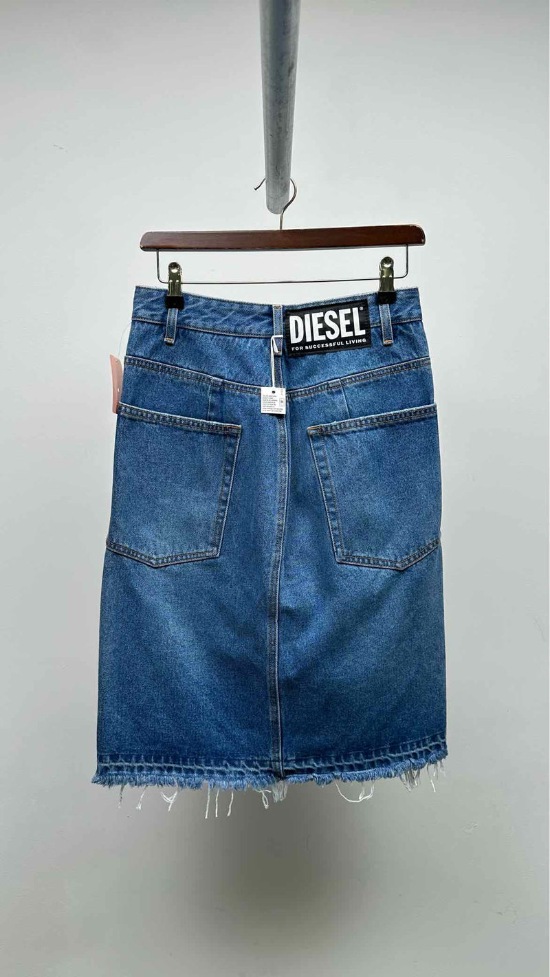 Diesel Reconstructed Denim Skirt