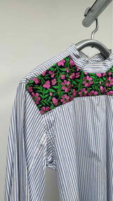 Comme Des Garçons Homme Plus Backwords Stripe Long Shirt