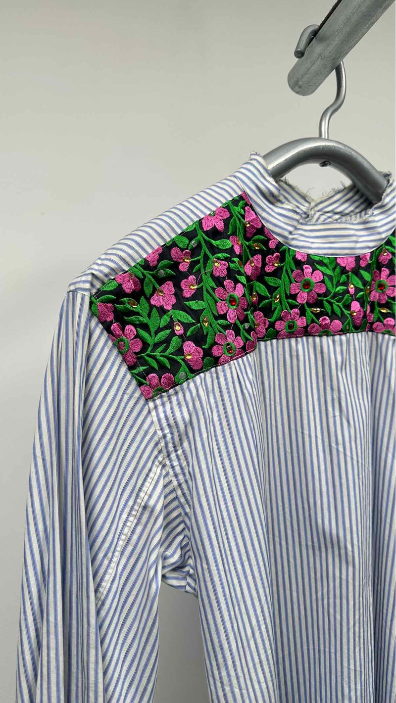 Comme Des Garçons Homme Plus Backwords Stripe Long Shirt