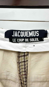 Jacquemus Plaid Wide Pants