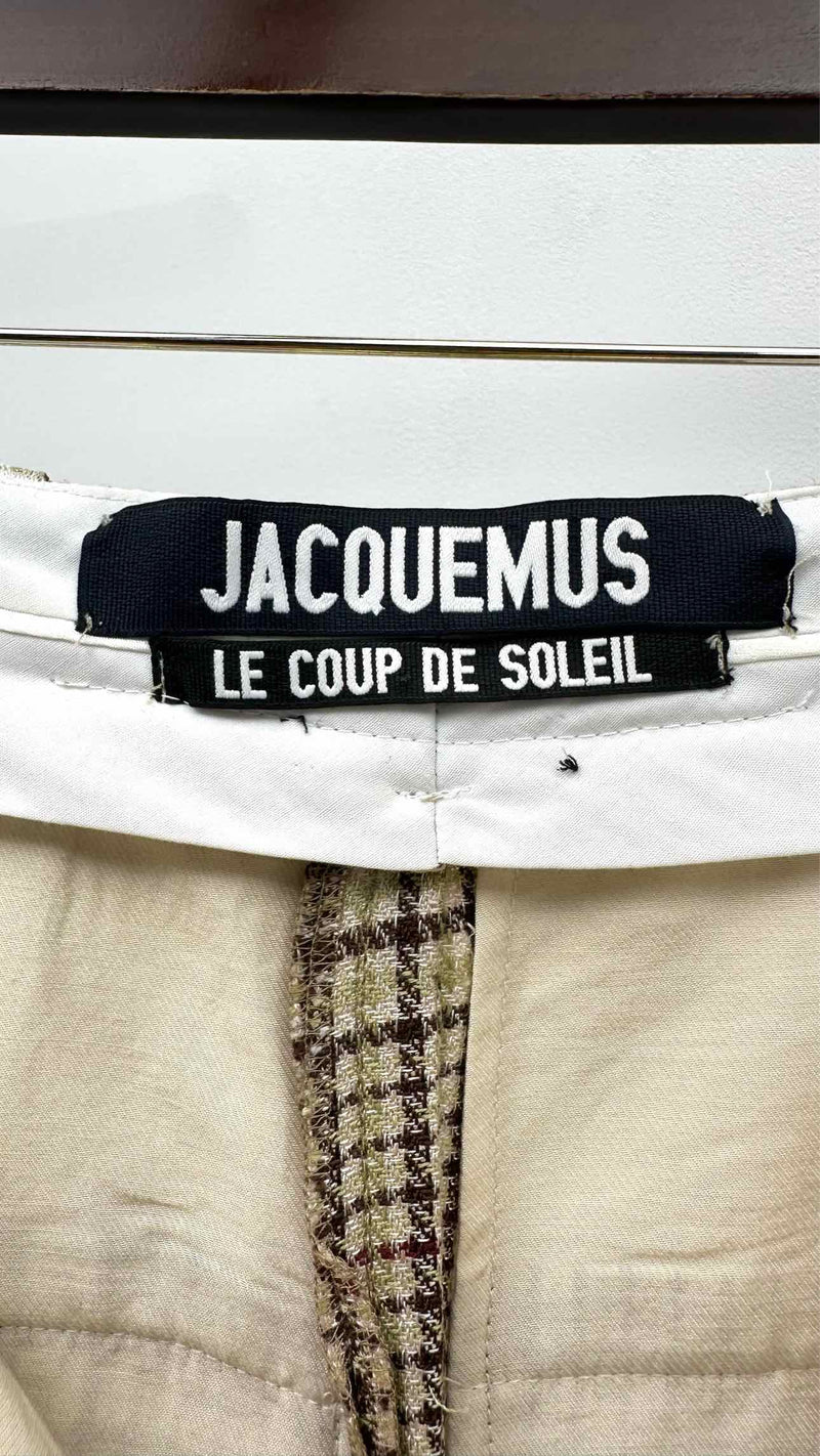 Jacquemus Plaid Wide Pants