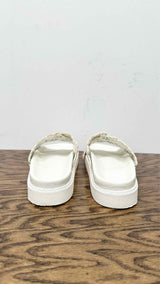 Simone Rocha Lacer-cut Floral Slides