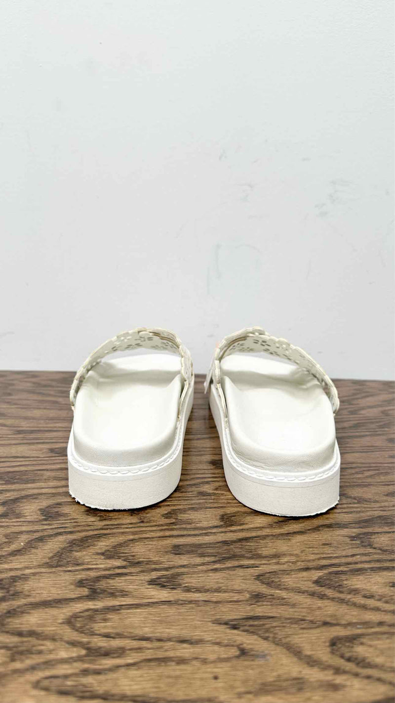 Simone Rocha Lacer-cut Floral Slides