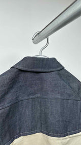 Comme Des Garcons Homme Plus Zip-up Denim Hybrid Jacket