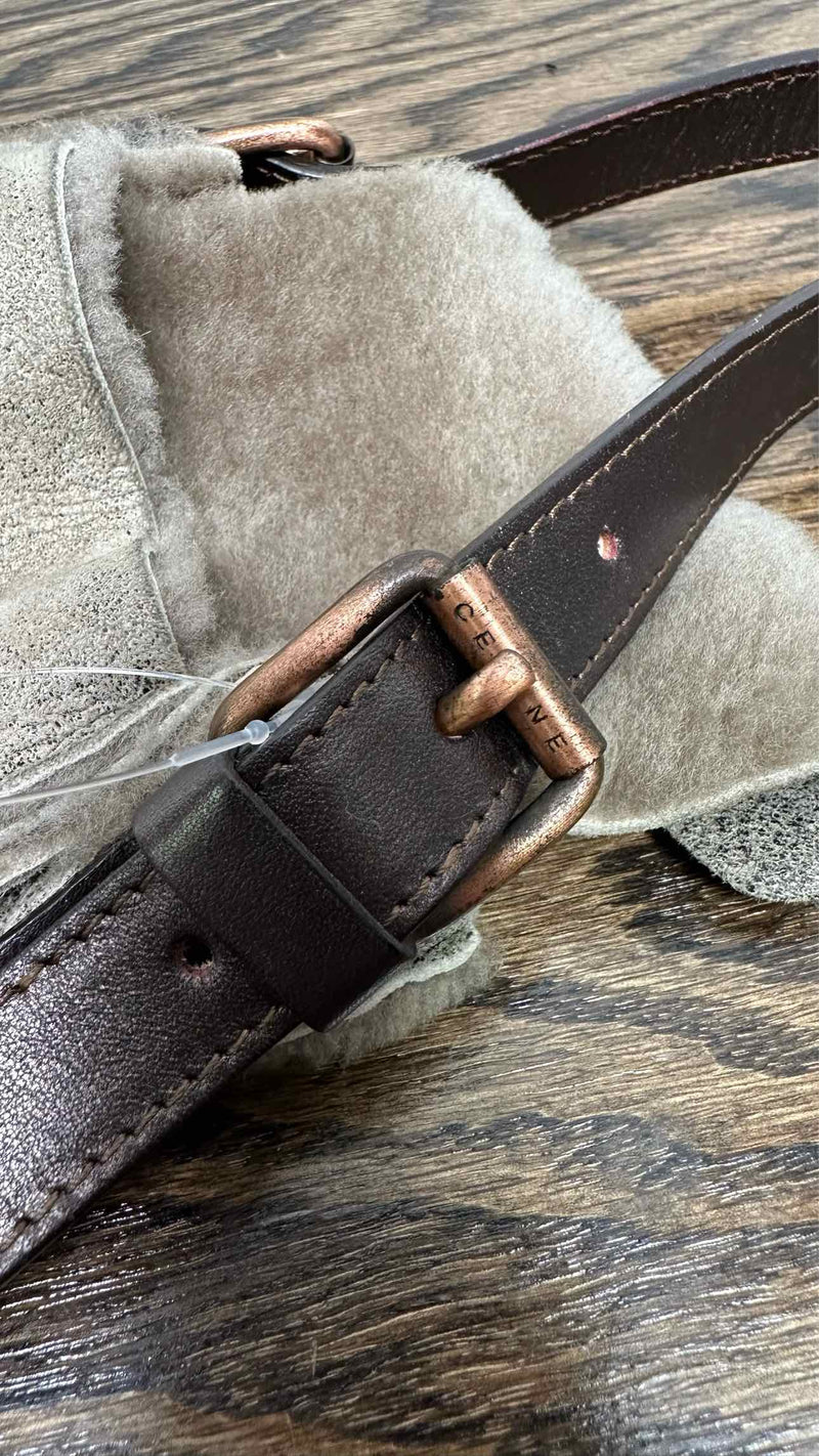 CELINE Shearling Mini Shoulder Bag