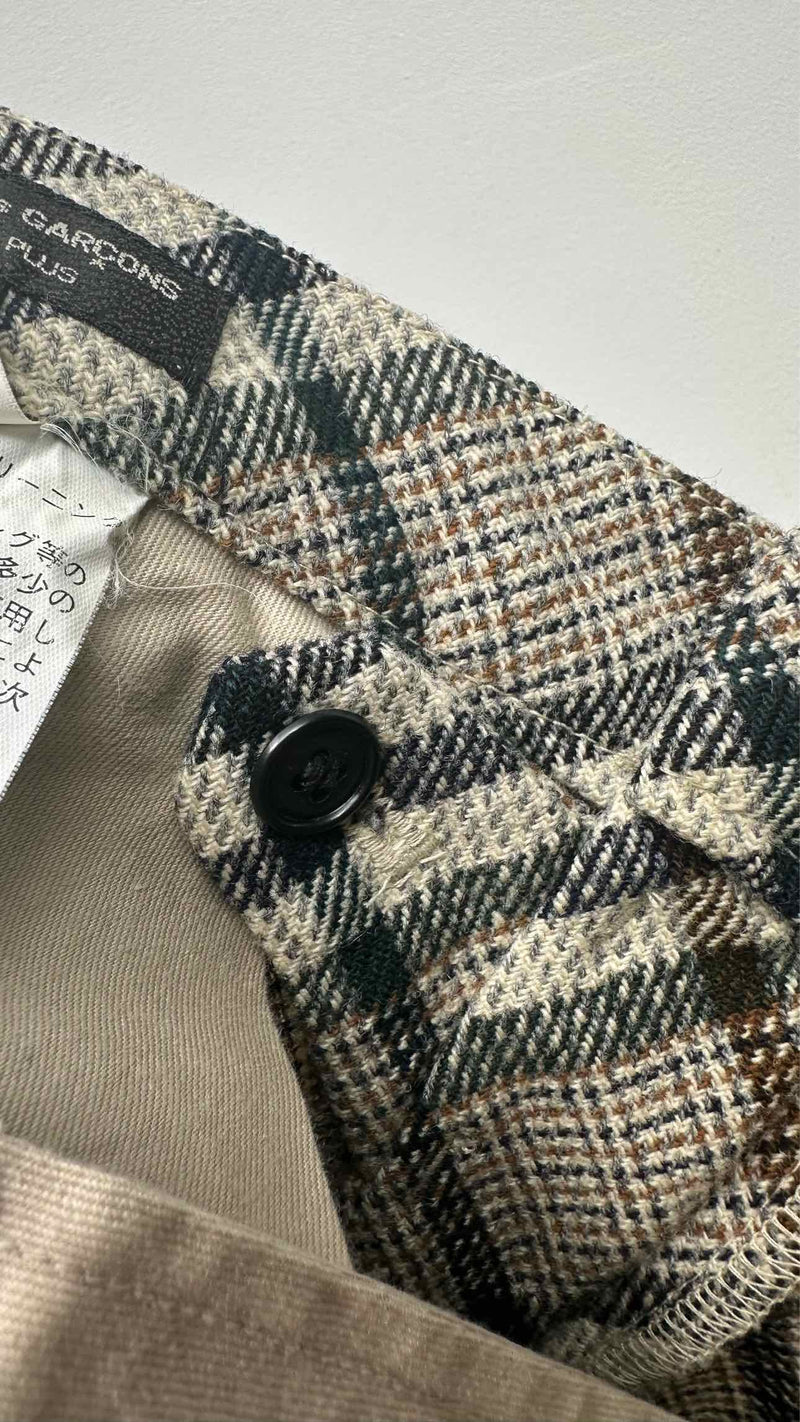 Comme Des Garcons Homme Plus Check Wool Suits