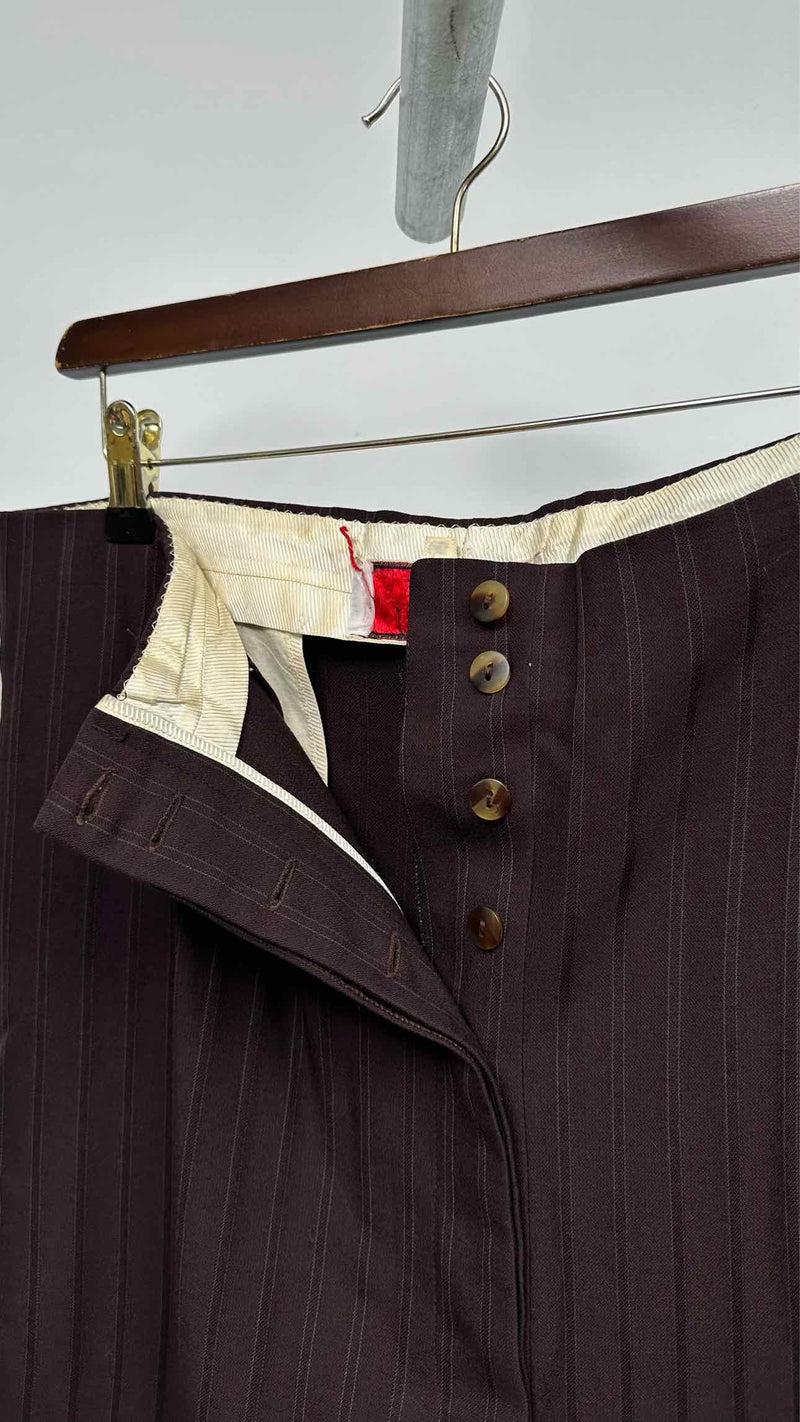 Jean Paul Gaultier High-waisted Stripe Wide Pants