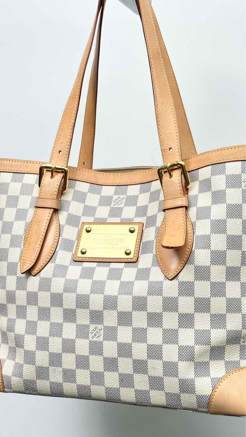 Louis Vuitton Damier Azur Hampstead Bag
