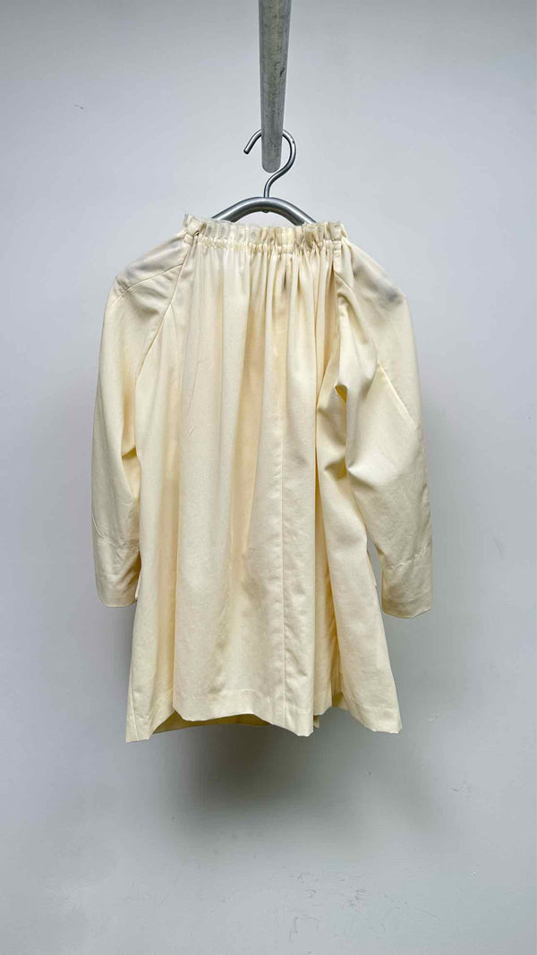 Comme Des Garcons Gathered Collar Light Jacket