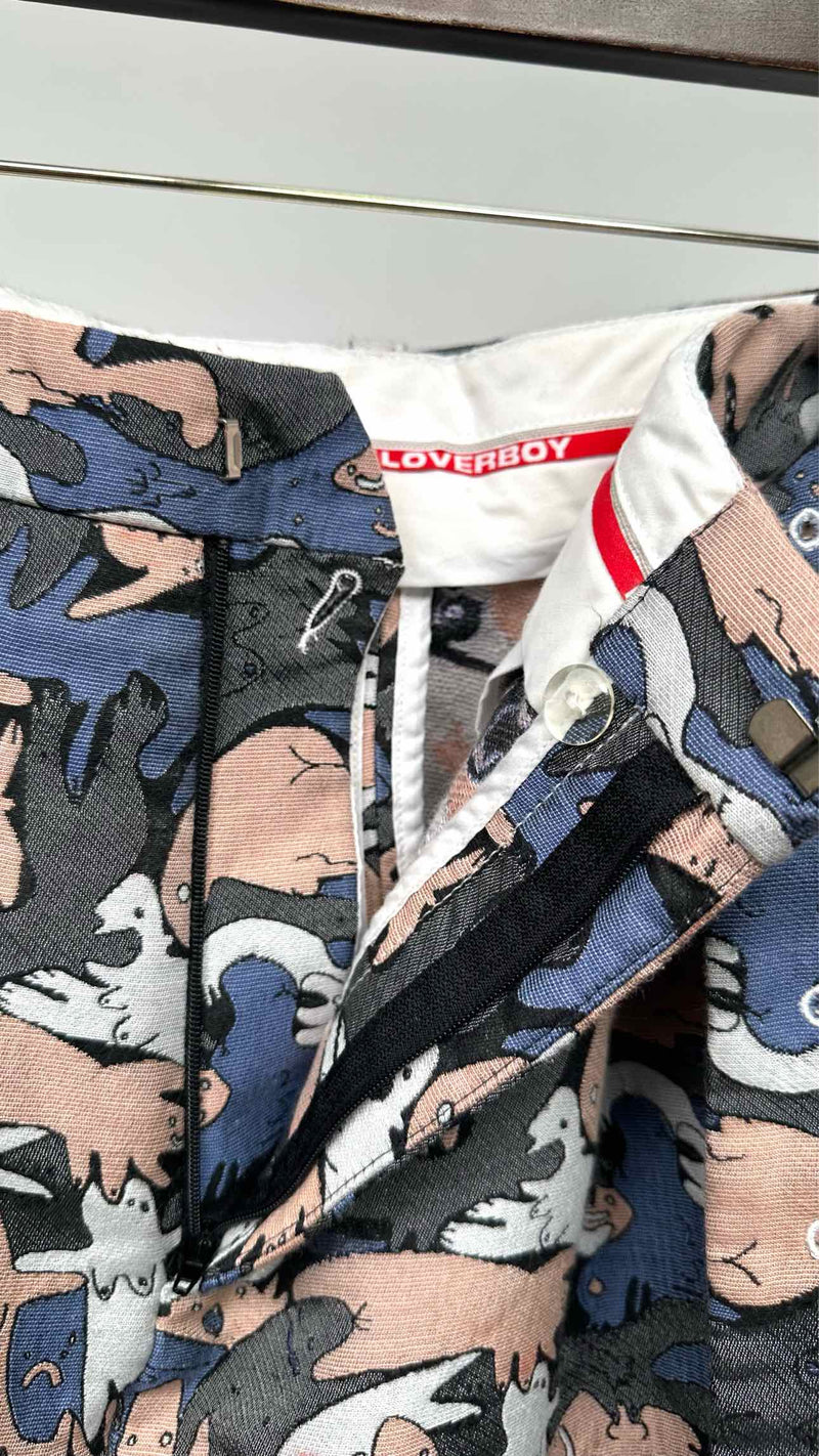 Charles Jeffery LOVERBOY Jacquard Wide Shorts