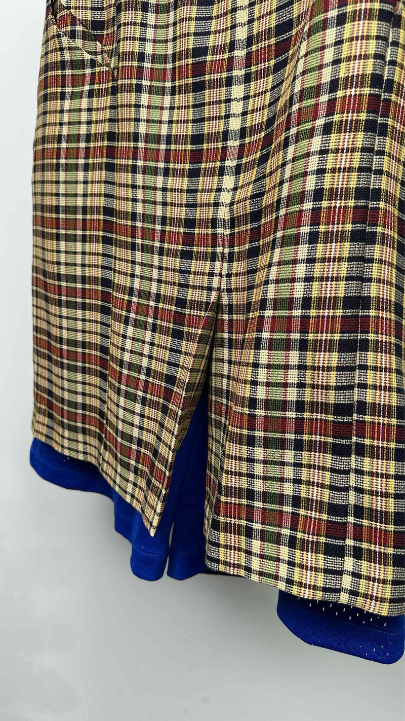 NAMESAKE Plaid Layered Shorts