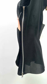 Comme Des Garcons N/S Mesh-Rose Side-Zip Top