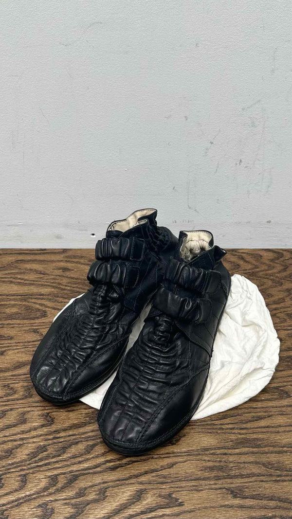 Margiela High-top Velcro Gathered Sneakers