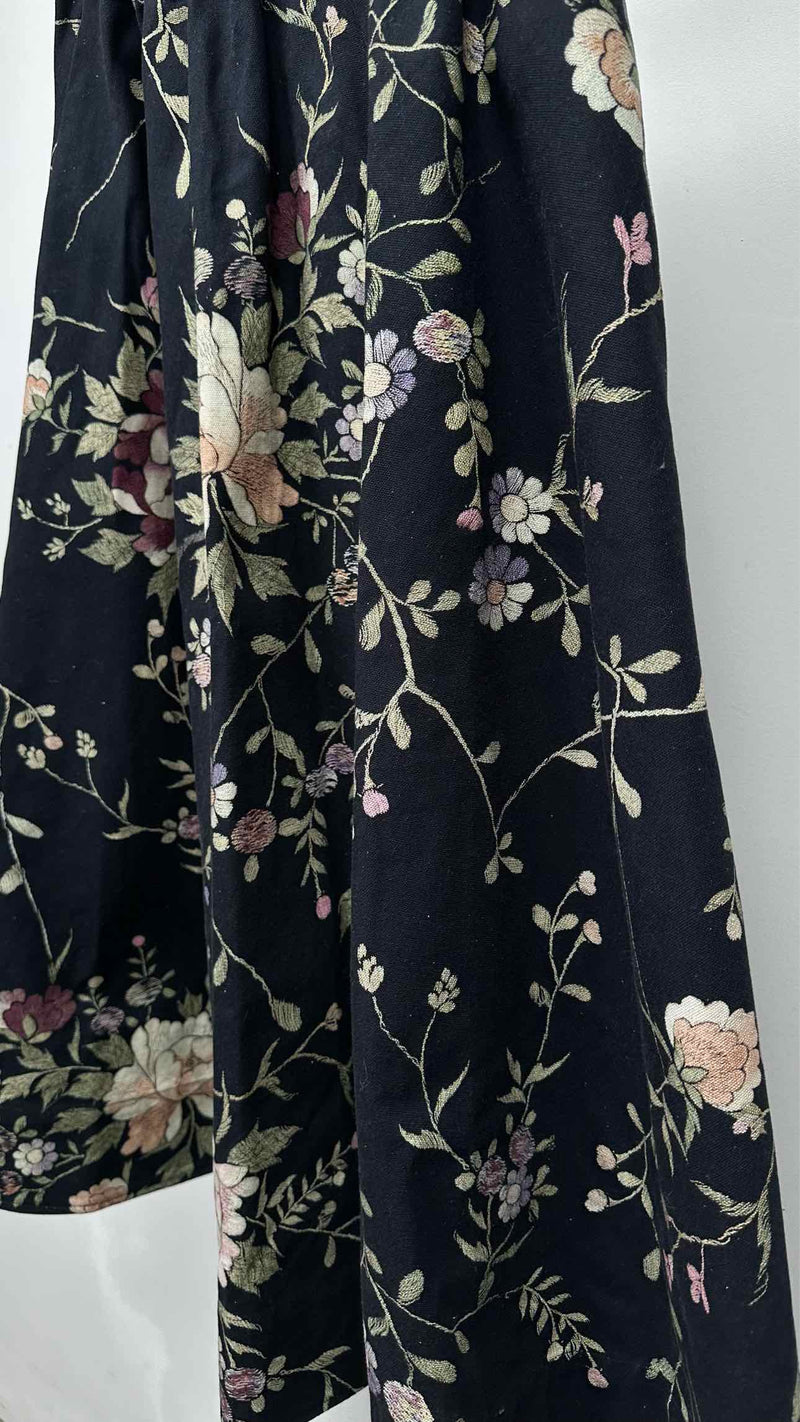 By Walid Floral Long Easy Skirt