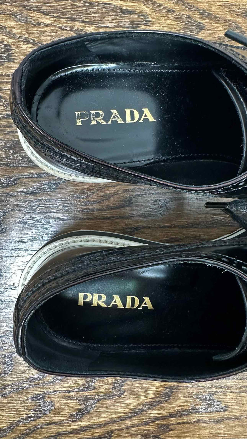 PRADA Platform Wing-Chip Shoes