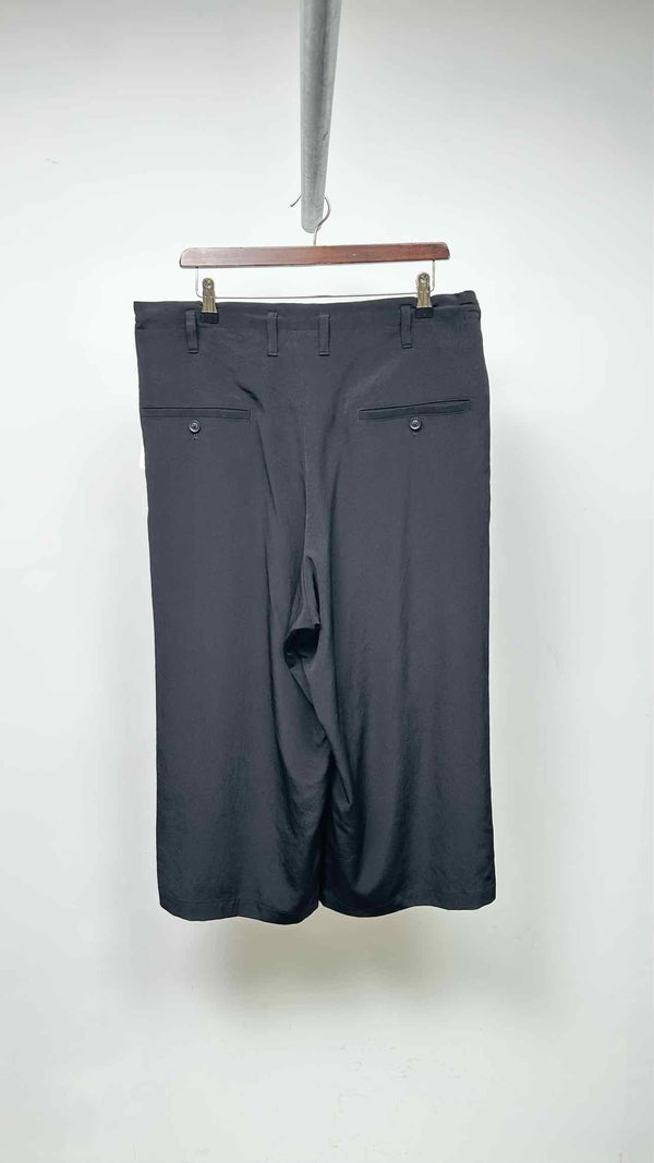 Yohji Yamamoto Pour Homme Cropped Wide Easy Pants