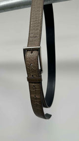 PRADA Crocodile Leather Belt