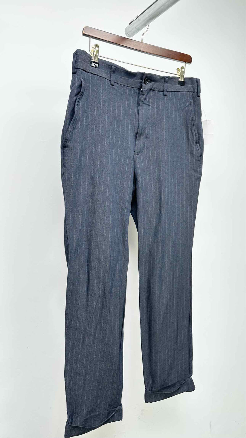 Comme Des Garcons Homme Deux Stripe Wrinkly Pants