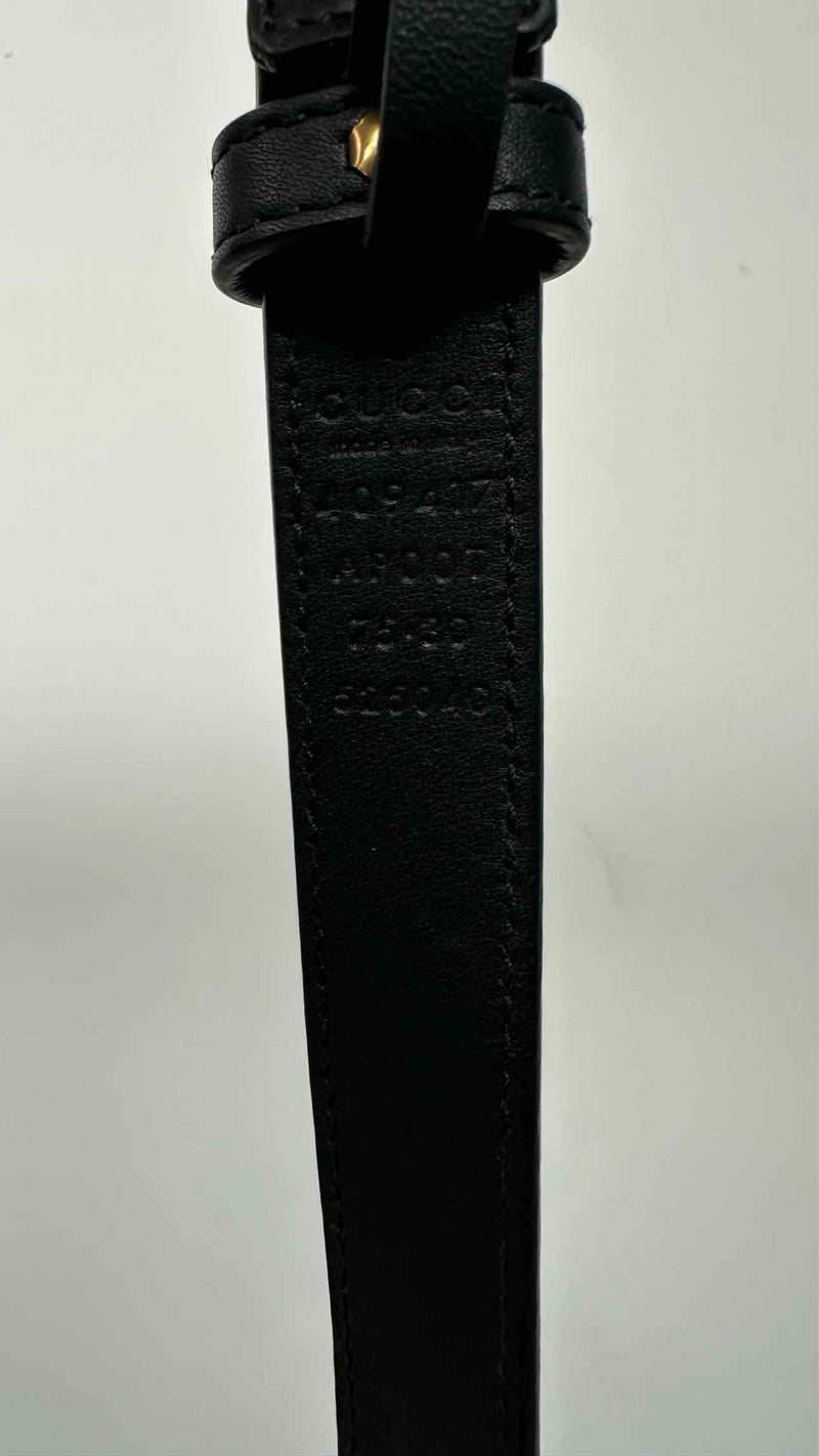 Gucci eather Logo Belt