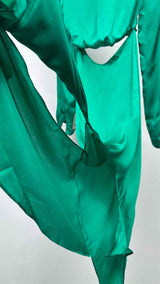 Acne Studios L/S Asymmetrical Cut Out Silk Dress