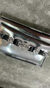 Toga Archives Silver Leather Wallet