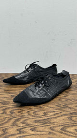 Junya Watanabe Suede-toe Kitten Heel Sneakers