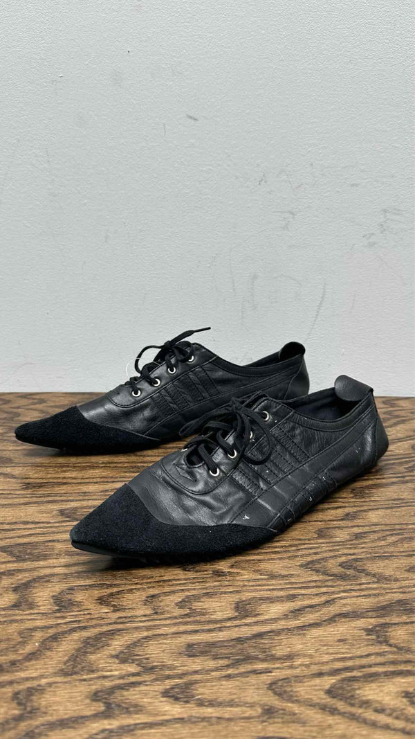 Junya Watanabe Suede-toe Kitten Heel Sneakers