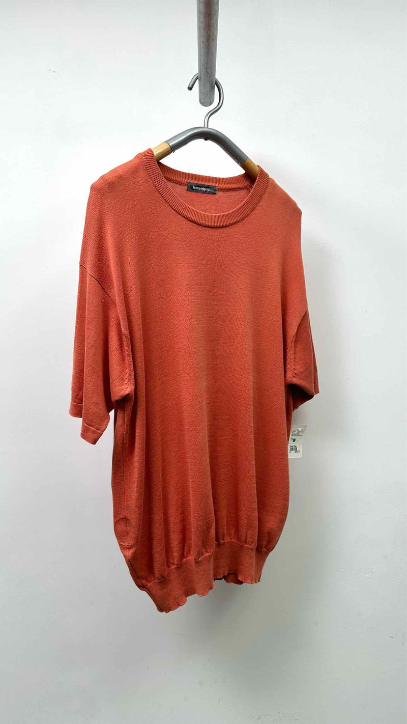 Issey Miyake Men S/S Drop-shoulder Knit Top